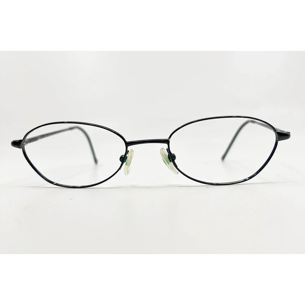 Gucci Petite Eyeglasses Frames Matte Black Oval Full Rim - Picture 1 of 7